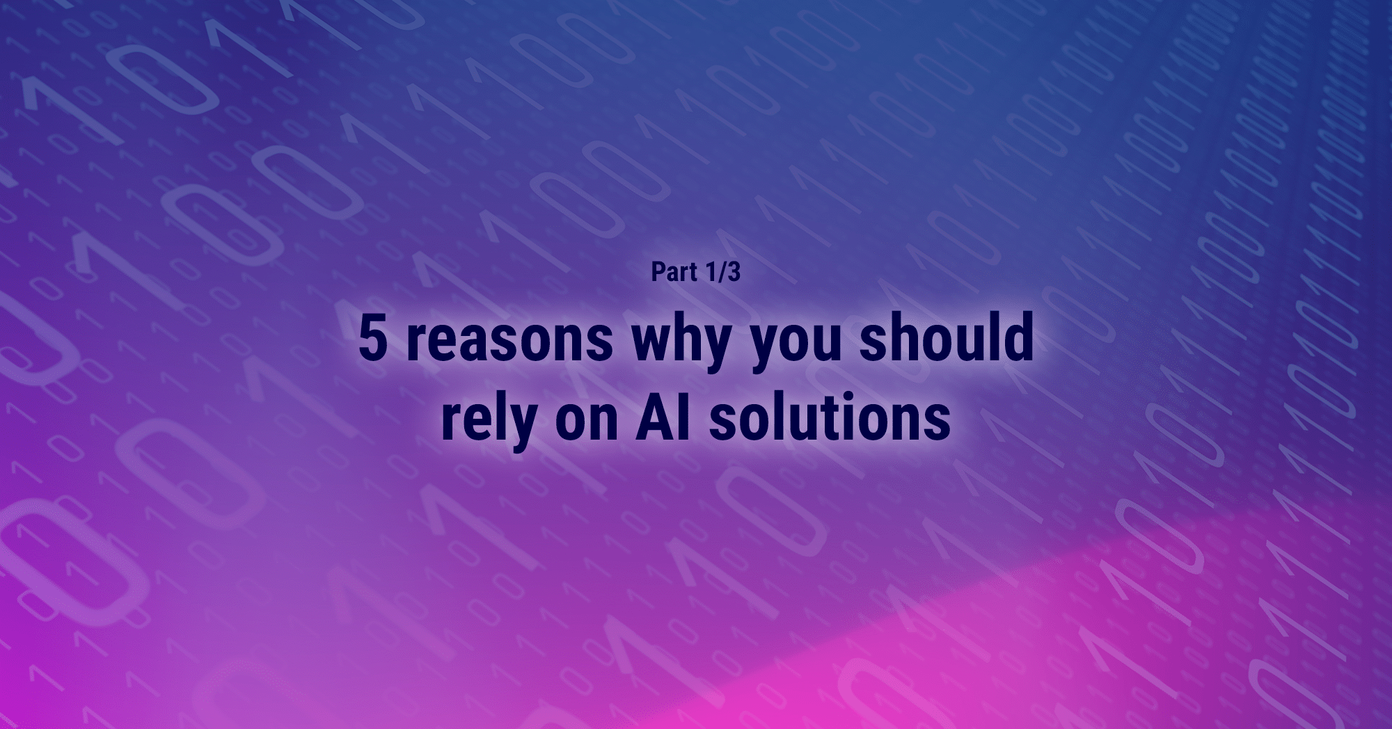 5 reasons why you should rely on ready-made AI solutions - semantha